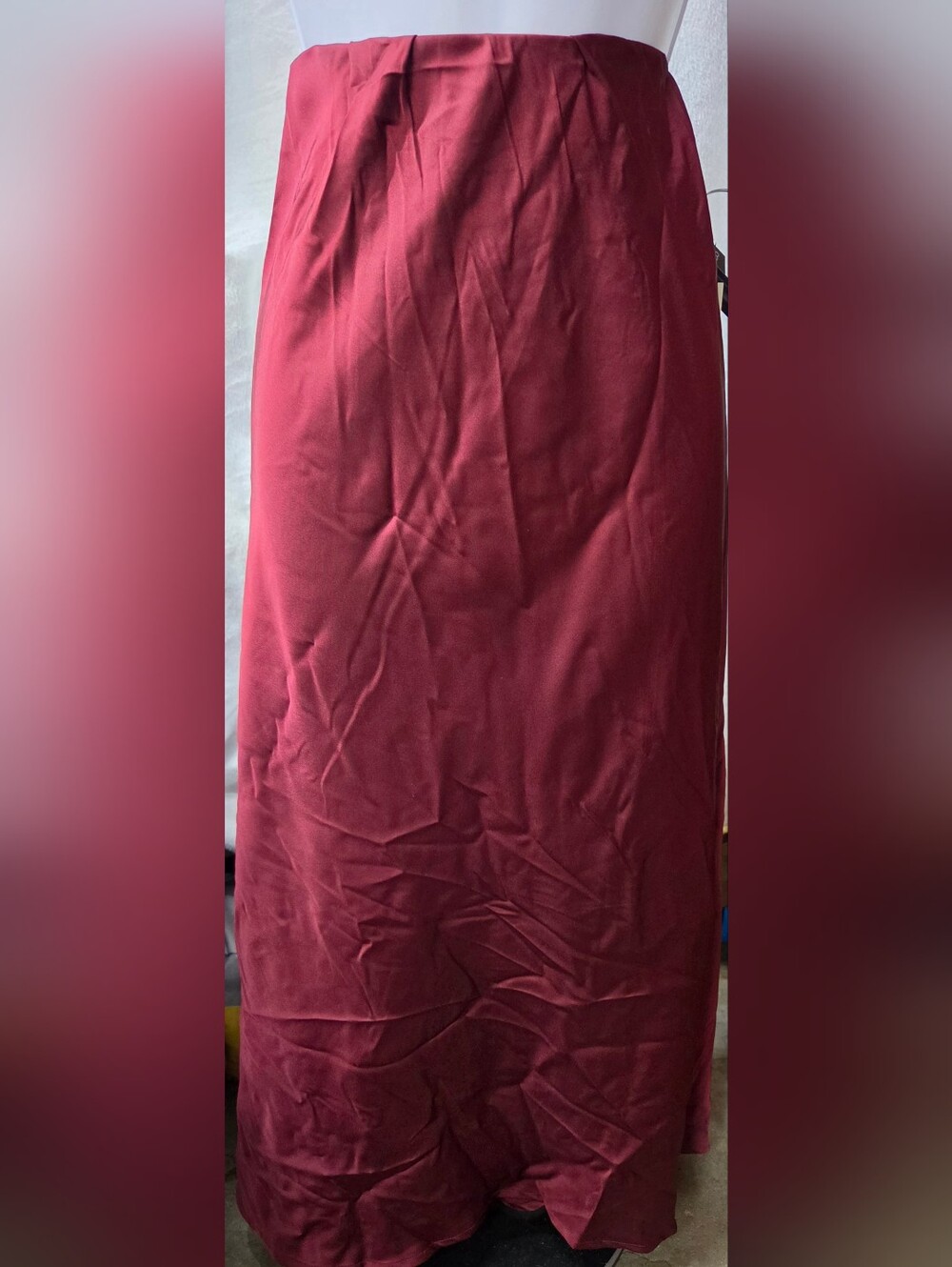 A New Day Classic Women's Burgundy Pencil Skirt
